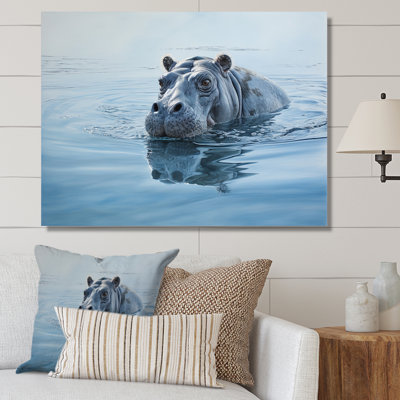 «Afrique Hippos Serenity I» sur toile