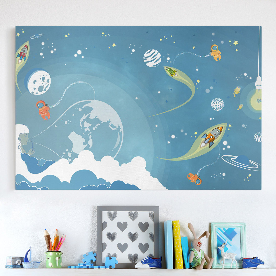 Grafikdruck Colourful Outer Space