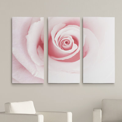 « rose excellence », impression multi-pièces sur toile