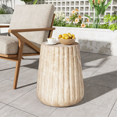 Table d'appoint d'extérieur Cleme