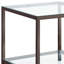 Rangement pour table de bout en verre Harway