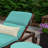 Casual Cushion Solid Sunbrella® Fabric 1-Piece Outdoor Chaise Cushion, 22.5"W x 74"L, Canvas Aruba-2125037568