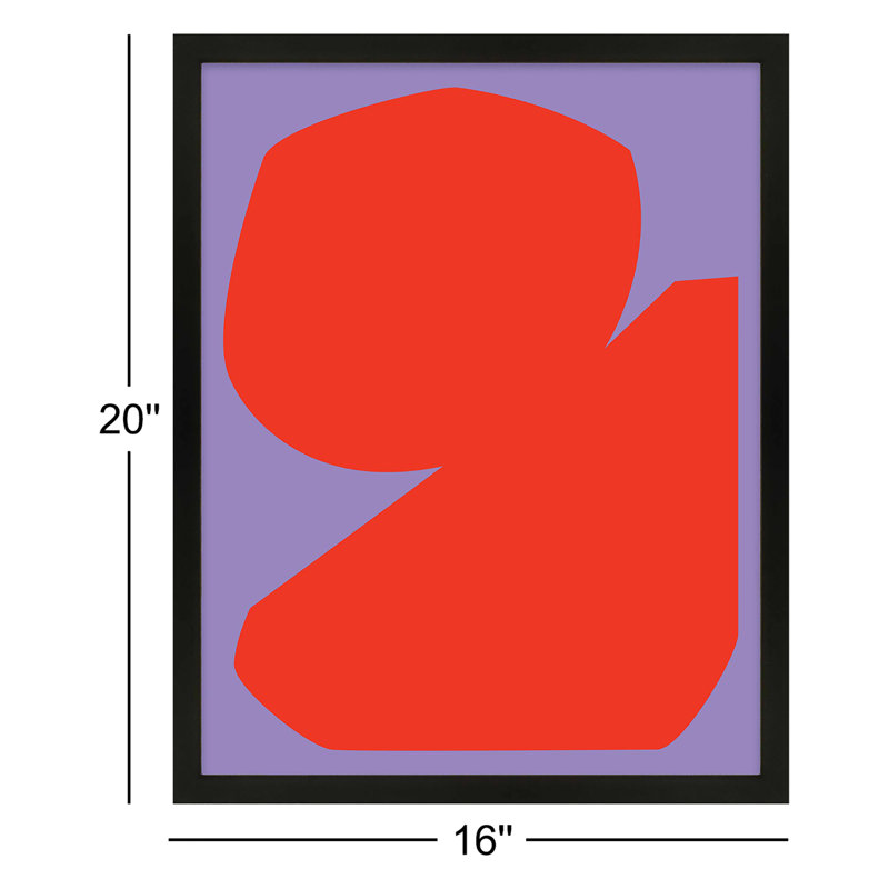 Module Minimalism 3 Print by Michael Kempen, 20"H x 16"W x 1.25"D, Black Framed