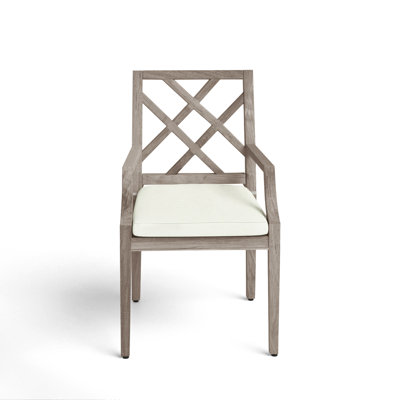 Haley Patio Dining Armchair with Cushions
