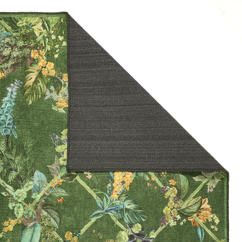 Geometric Digitally Printed 100% Polyester Area Rug, Rectangle 152 x 230 cm