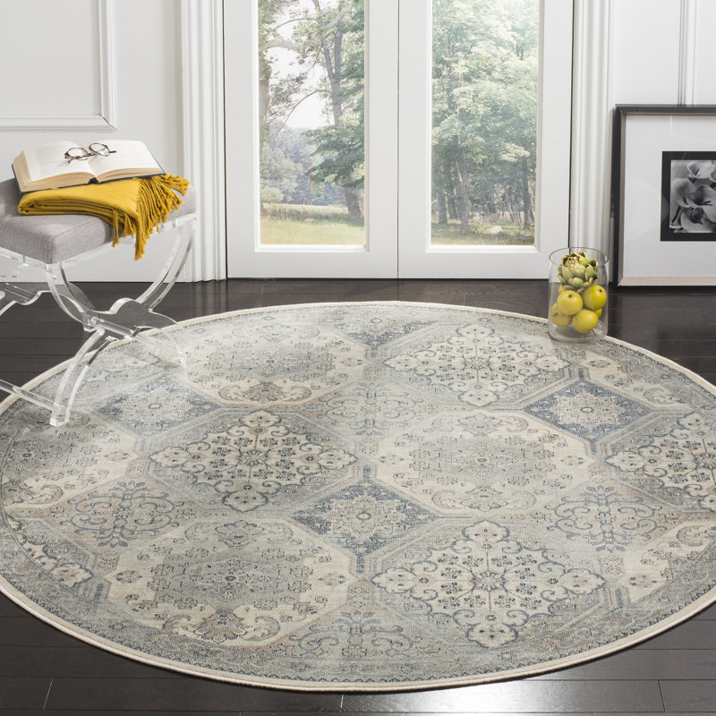 Tapis oriental performance rétro Pitcairn, Rond 6 pi
