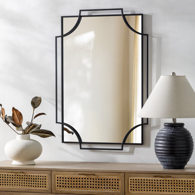 Areyah Metal Flat Wall Mirror