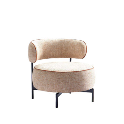 Light Brown Finish Swivel Chair