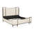 Camellia Field Upholstered Wingback Bed-109423063