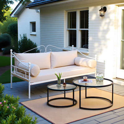 Round 3 - Piece 1 - Person 80Cm L Outdoor Table Set