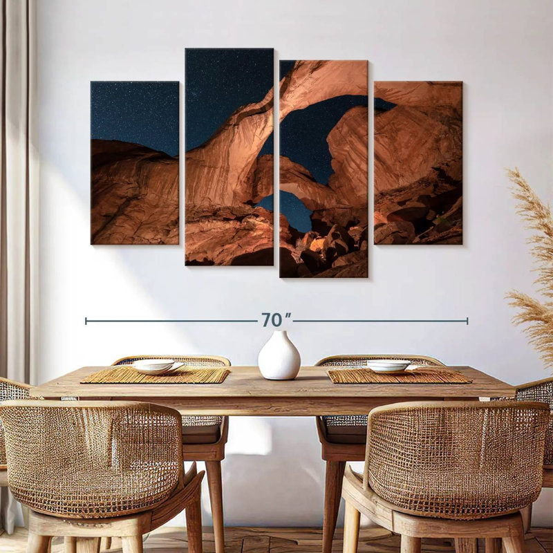 Alvord Double Arch au parc national d'Arches, H 42 po x l 68 po