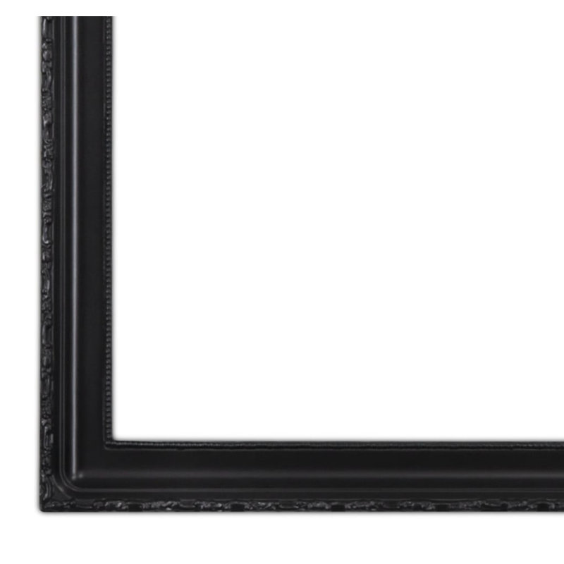 Miroir pleine grandeur Ashlund, Noir mat