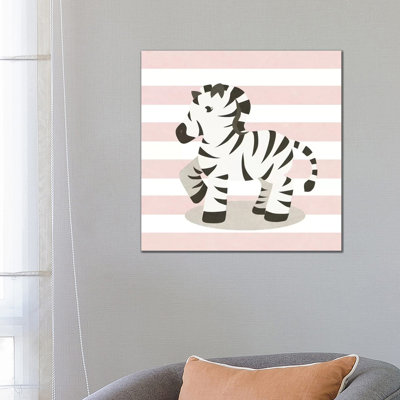 Happy Baby Animals II 1 Piece Wall Art on Canvas