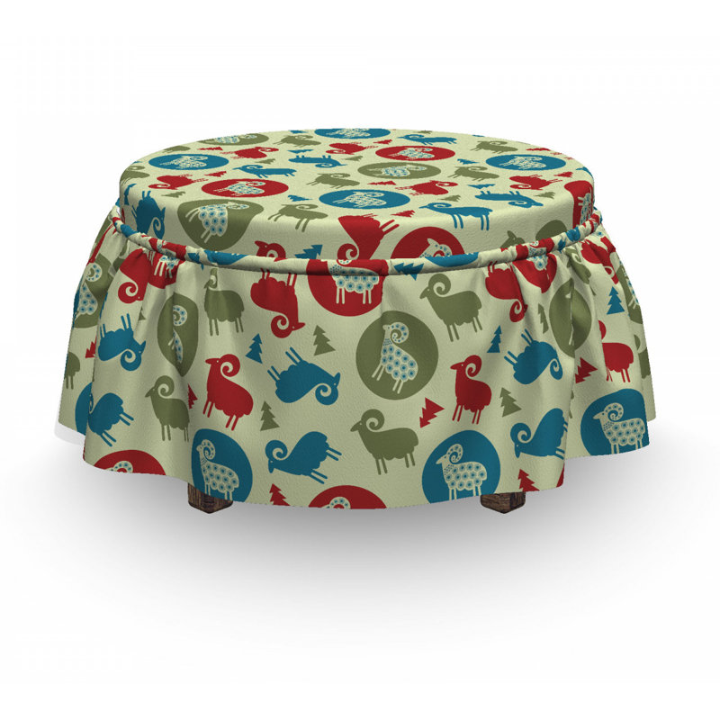 Housse pour repose-pieds pin arbre pin