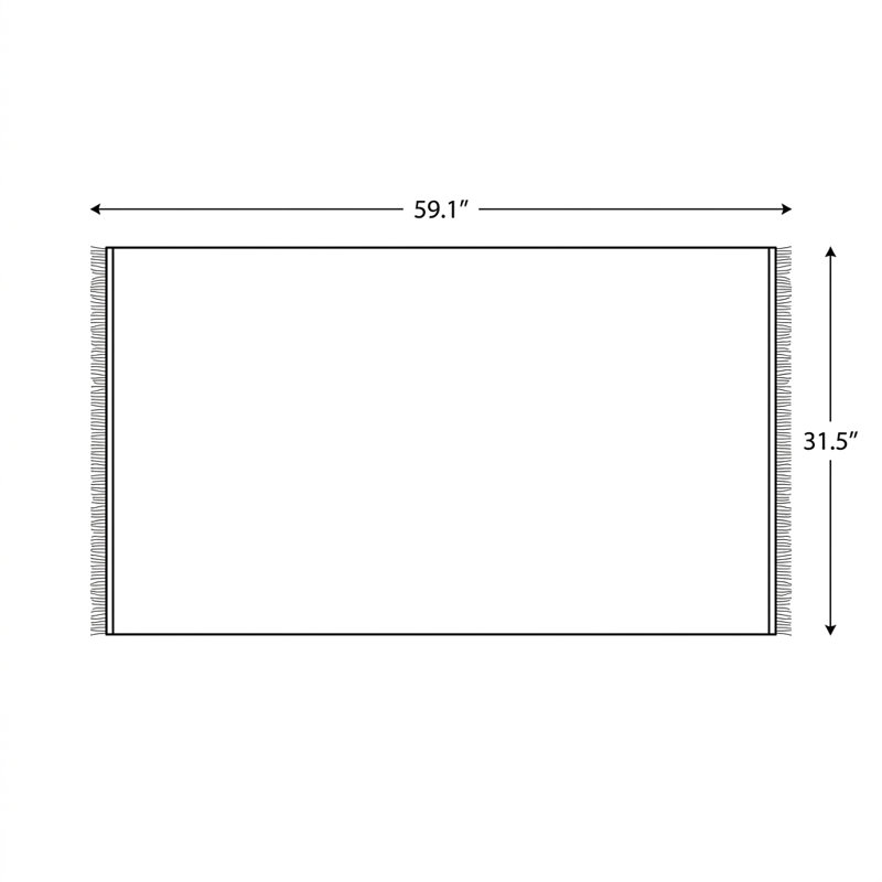 Tapis à rayures abstraites en coton tissé plat lavable à la machine, Rectangle 2 pi 7 po x 4 pi 11 po