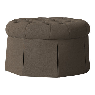 Alma 35" Tufted Round Cocktail Ottoman