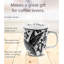 La tasse 16Oz Artisan Boho rehausse vos moments douillets avec cette superbe tasse en céramique noire et blanche, un incontournable de l'hiver. Conçu avec une élégance bohème artistique, il combine une finition noire matte profonde avec de charmants motifs minimalistes.