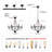  Resha 6-Light Dimmable Wagon Wheel Chandelier-243846375-243846372