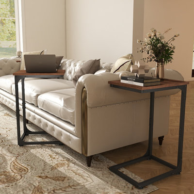 C-Shaped End Table
