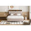 Lit plateforme tapissier avec tête de lit avec rangement, lit gigogne simple TG, 2 tiroirs et ensemble de prises et ports USB, tissu en lin-1614656673-1614656674