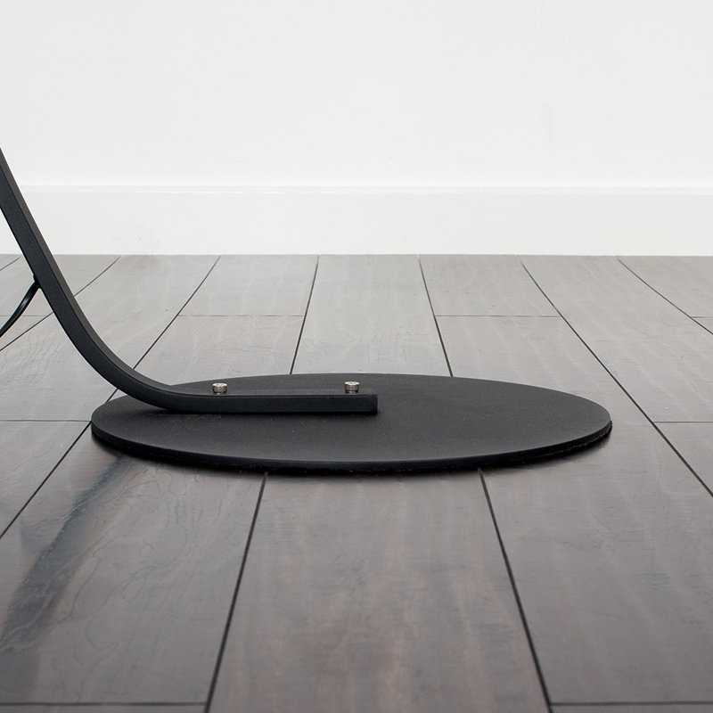 153.5cm Black Arched Floor Lamp