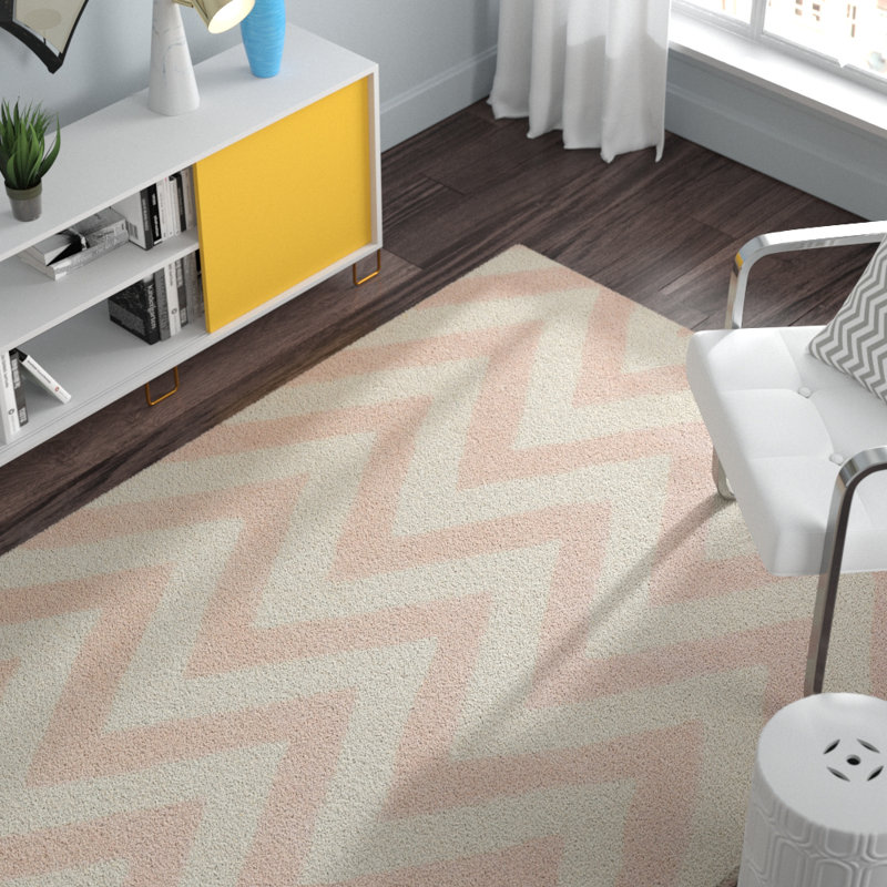 Tapis en laine touffeté à la main Sanyla, Rectangle 5 pi x 8 pi