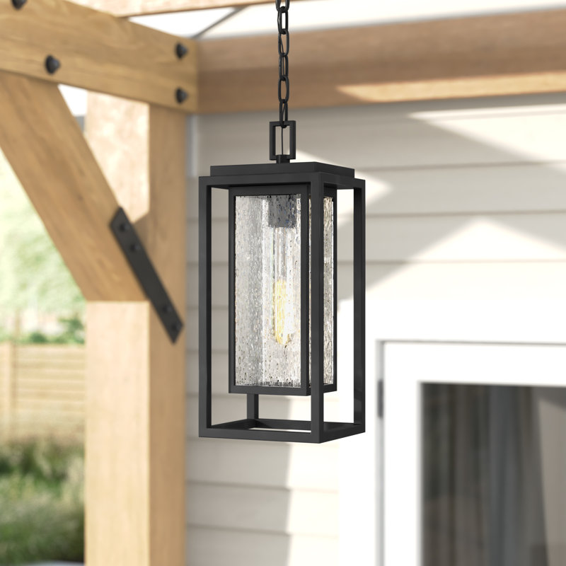 Republic 1 -Bulb 16.8" H Outdoor Pendant, Oil Rubbed Bronze