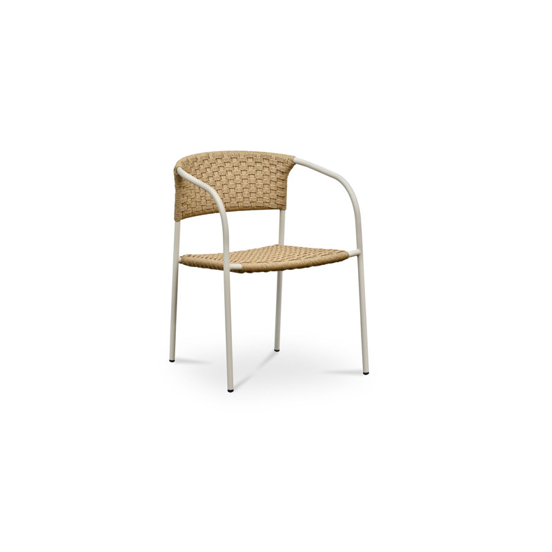 Polene Outdoor Dining Armchair, Tan, Beige