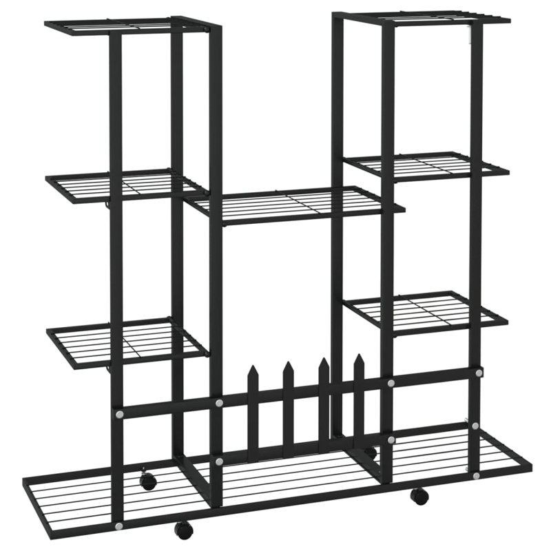 Aloke Plant Stand, Black, 91.50 H x 94.50 L x 24.50 D cm