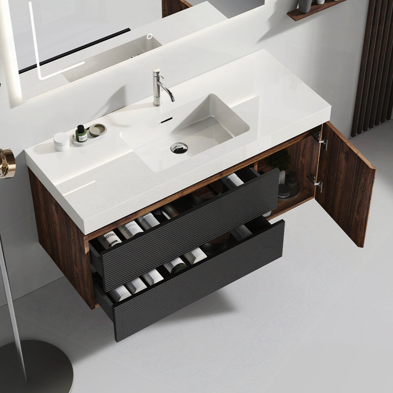 Meuble-lavabo mural flottant