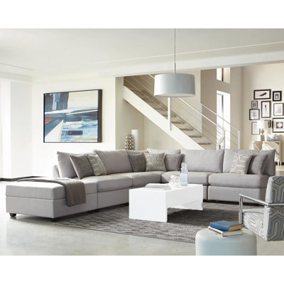 Europa Upholstered L-Shaped Sectional