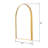 Cillean Arched Metal Modern Wall Mirror