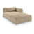 Velours côtelé texturé taupe