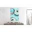 "Ripple Effect IV ABC" Frameless Free Floating Tempered Glass Panel Graphic Wall Art Set