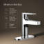 Taut Single-Control Lavatory Faucet with Escutcheon-1819933542