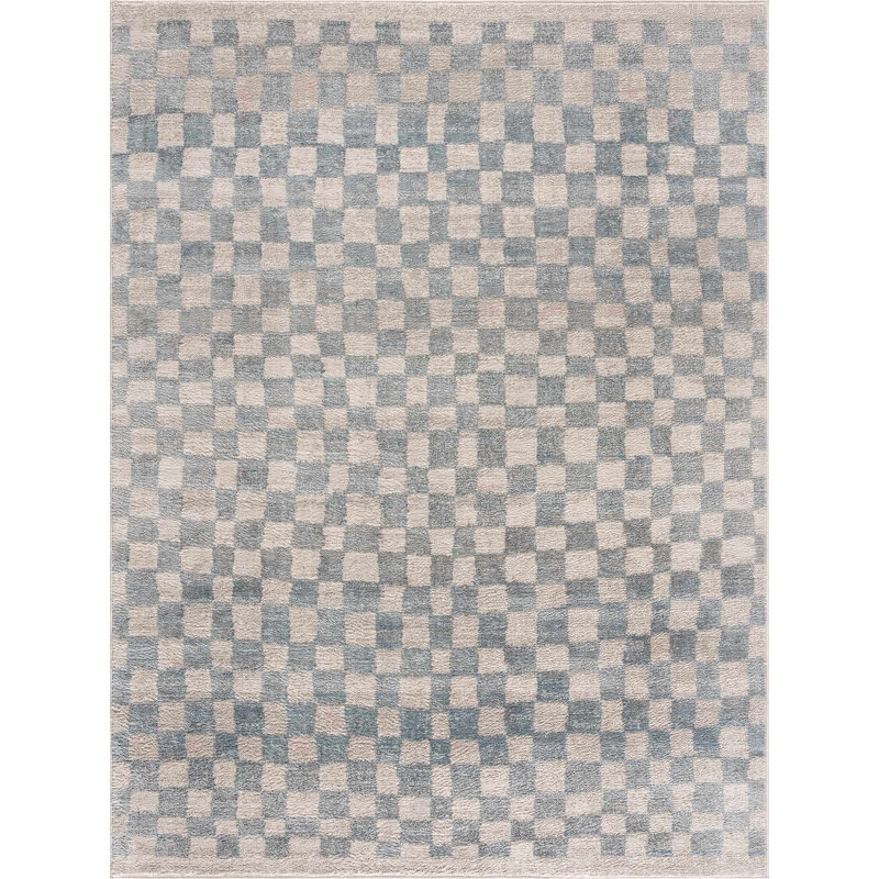 Tapis à oreilles bleu Wingard, Bleu, Rectangle 2 pi 7 po x 4 pi