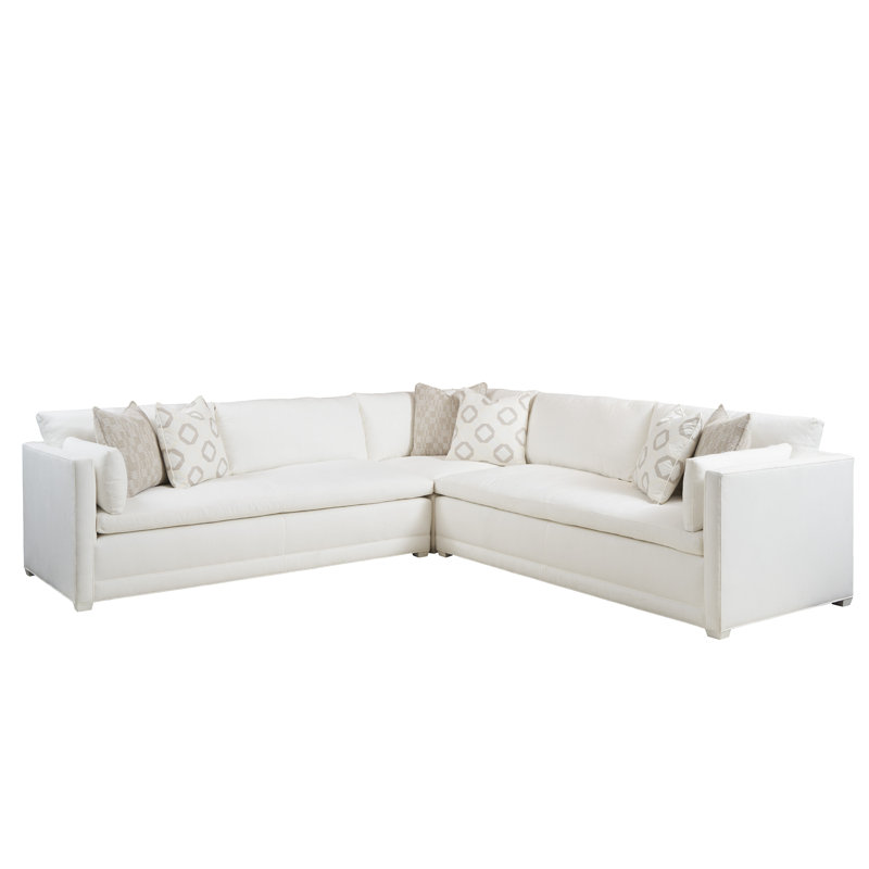 Barclay Butera Upholstery Upholstered L-Shaped Sectional Symmetrical