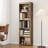 5 Tier Bookshelf, 20 Inches Wide Wooden Storage Shelves,Retro-1875796595