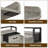 2-Tier Washer Dryer Countertop with Shelf & 2 Drawers, High Guardrails, Smooth Edge Laundry Organizer-123949337