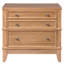 Table d'appoint 3 tiroirs, noisette 3 tiroirs