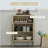 Coffee Bar Cabinet with Adjustable Shelf, Buffet Cabinet with Storage-268109058