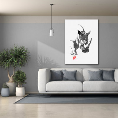 'Rhino' by Pechane, Canvas Wall Art