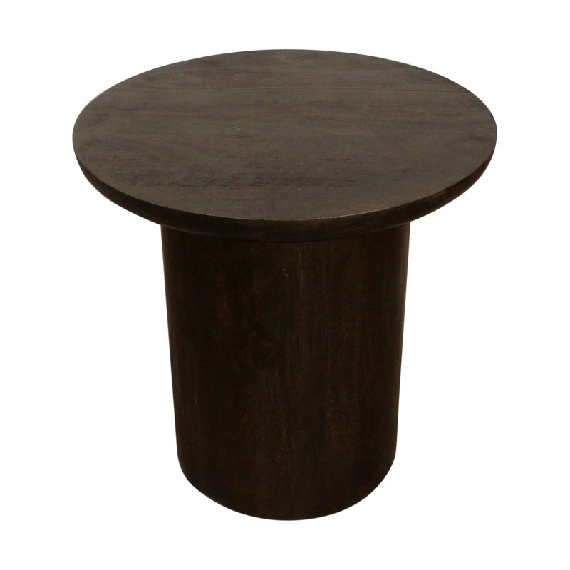 Table de bout ronde en bois massif 24 po Crossman