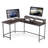 L-Shape Corner Writing Desk with with Monitor Stand-571814838