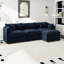 Canapé-lit en chenille moderne avec repose-pieds-1076184504-1076184508