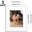 Cadre photo Americanflat - ensemble de 2 - cadre avec passe-partout - plexiglas poli-101177770-101177775