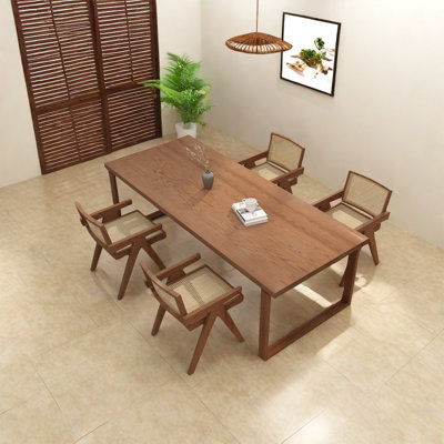 Ash wood dining table sets