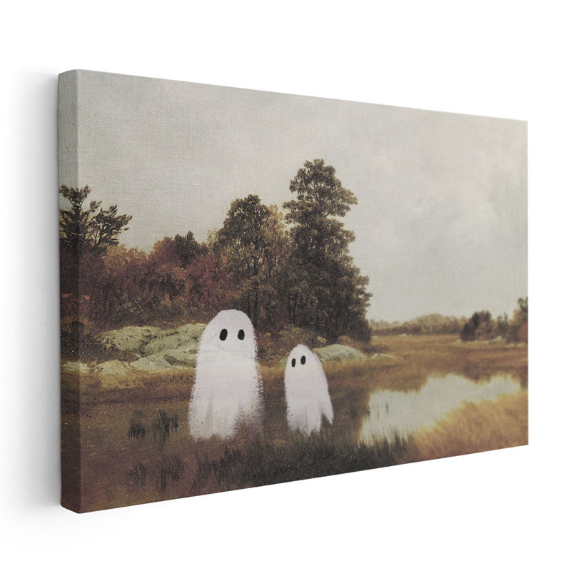 Antique Ghosties II - reproduction d'art sur toile, H 32 po x l 48 po