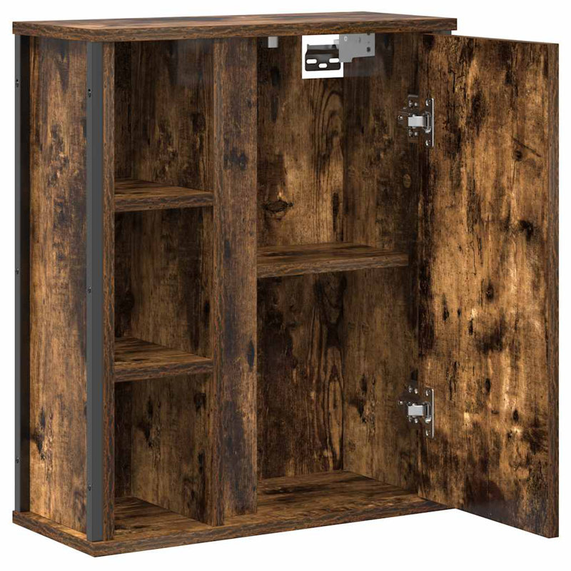 Bathroom Cabinet, Smoked Oak