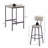 Ylanda 3 Piece Dining Set, Bar Table Set, Kitchen Table Set, Kitchen Table And Chairs-1378627323-1378627322